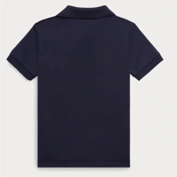 Vintage Polo by Ralph Lauren Boy’s 4T Navy Cotton Pique Knit Short Sleeve Polo - Picture 3 of 13